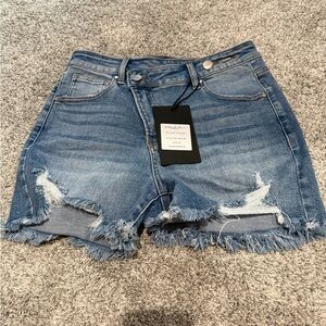 Lindsey asymmetrical shorts